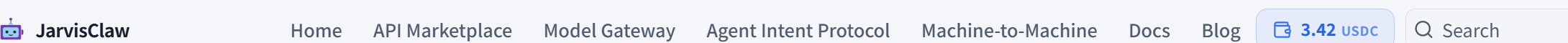 Top navigation bar